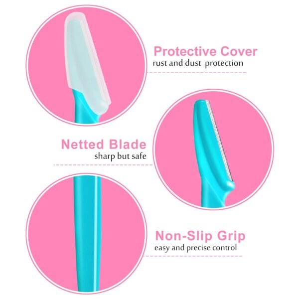 Eyebrow Razor,Face Razors,Multipurpose Dermaplaning Tools, Facial Hair Removal - Image 7