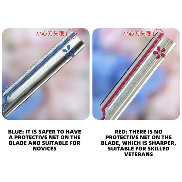 Eyebrow razor,Eyebrow Squeezing Knife,Eyebrow Renovation Tools,5 packs - Image 2