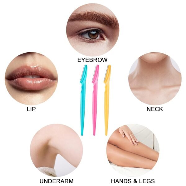 Eyebrow Razor,Face Razors,Multipurpose Dermaplaning Tools, Facial Hair Removal - Image 4